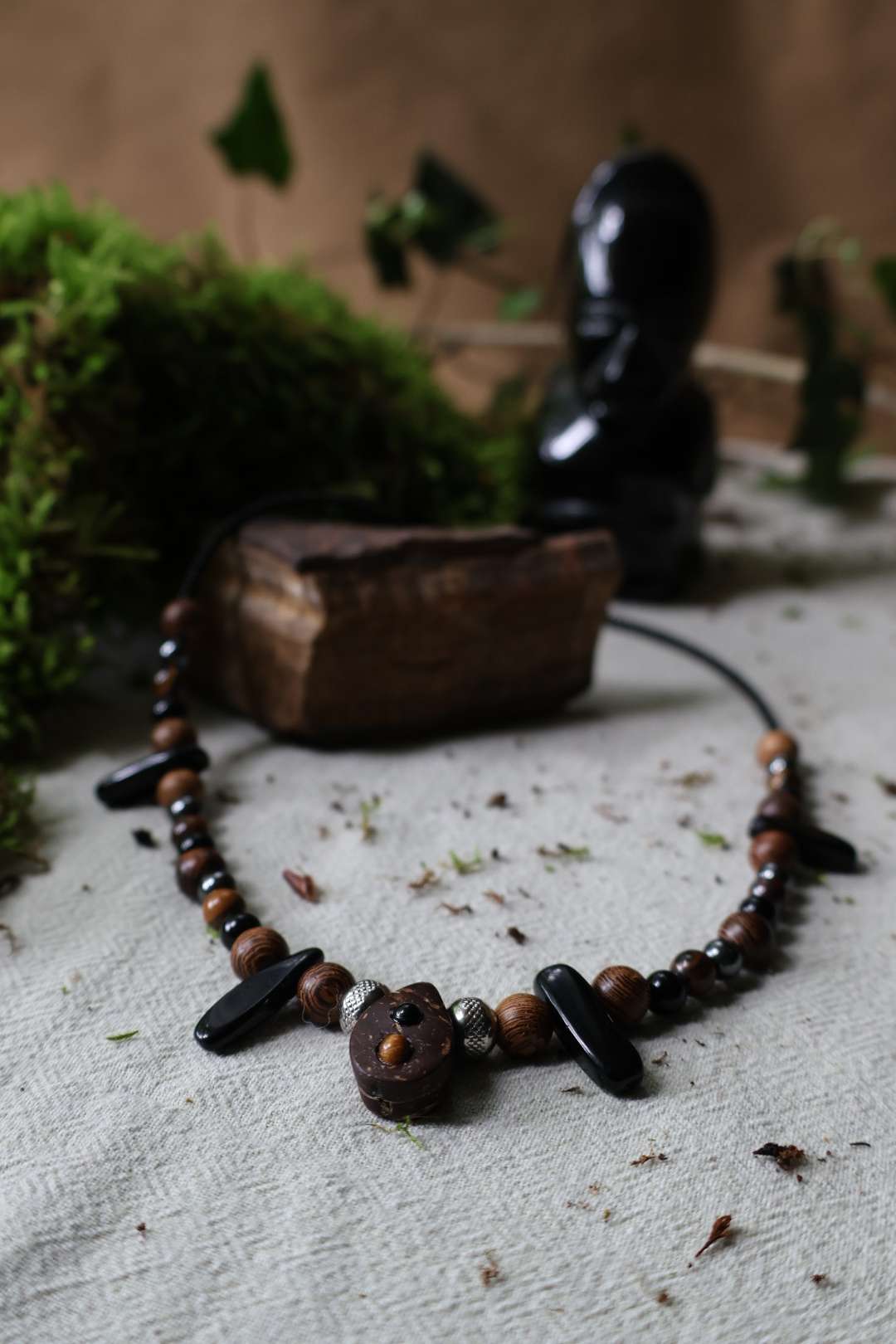 Collier mixte PRIMAL "Énergie terrestre"