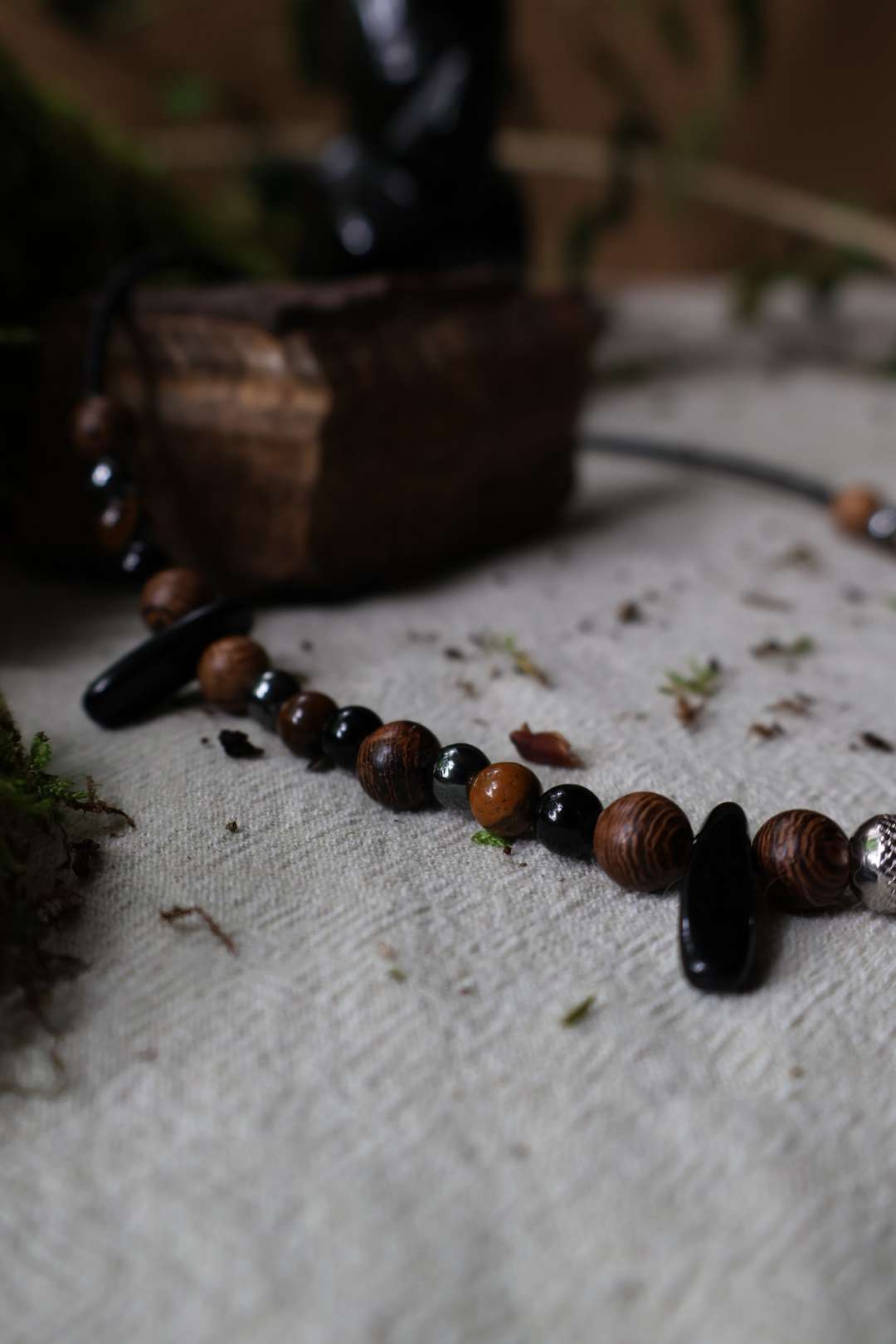 Collier mixte PRIMAL "Énergie terrestre"