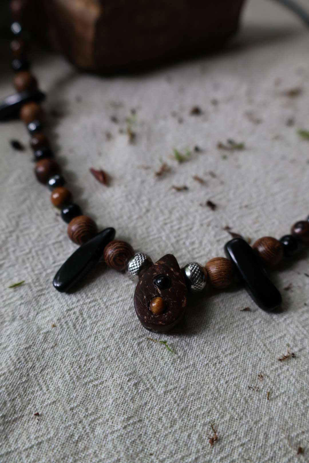 Collier mixte PRIMAL "Énergie terrestre"