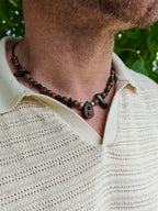 Collier mixte PRIMAL "Énergie terrestre"