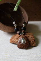 Collier mixte graine savonette SAPINDUS