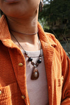 Collier mixte graine savonette SAPINDUS