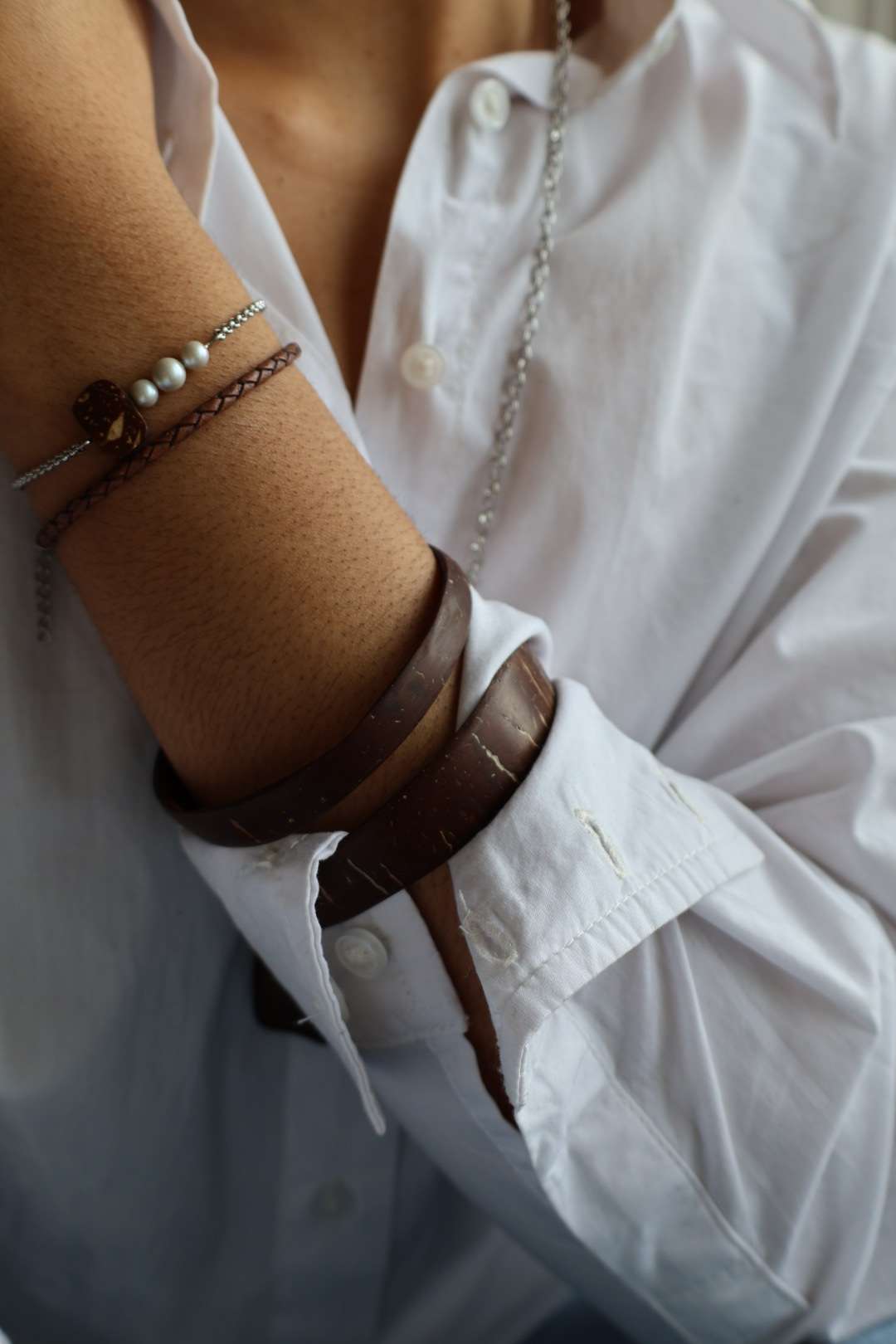 Bracelet jonc noix de coco - BOISDECOCO