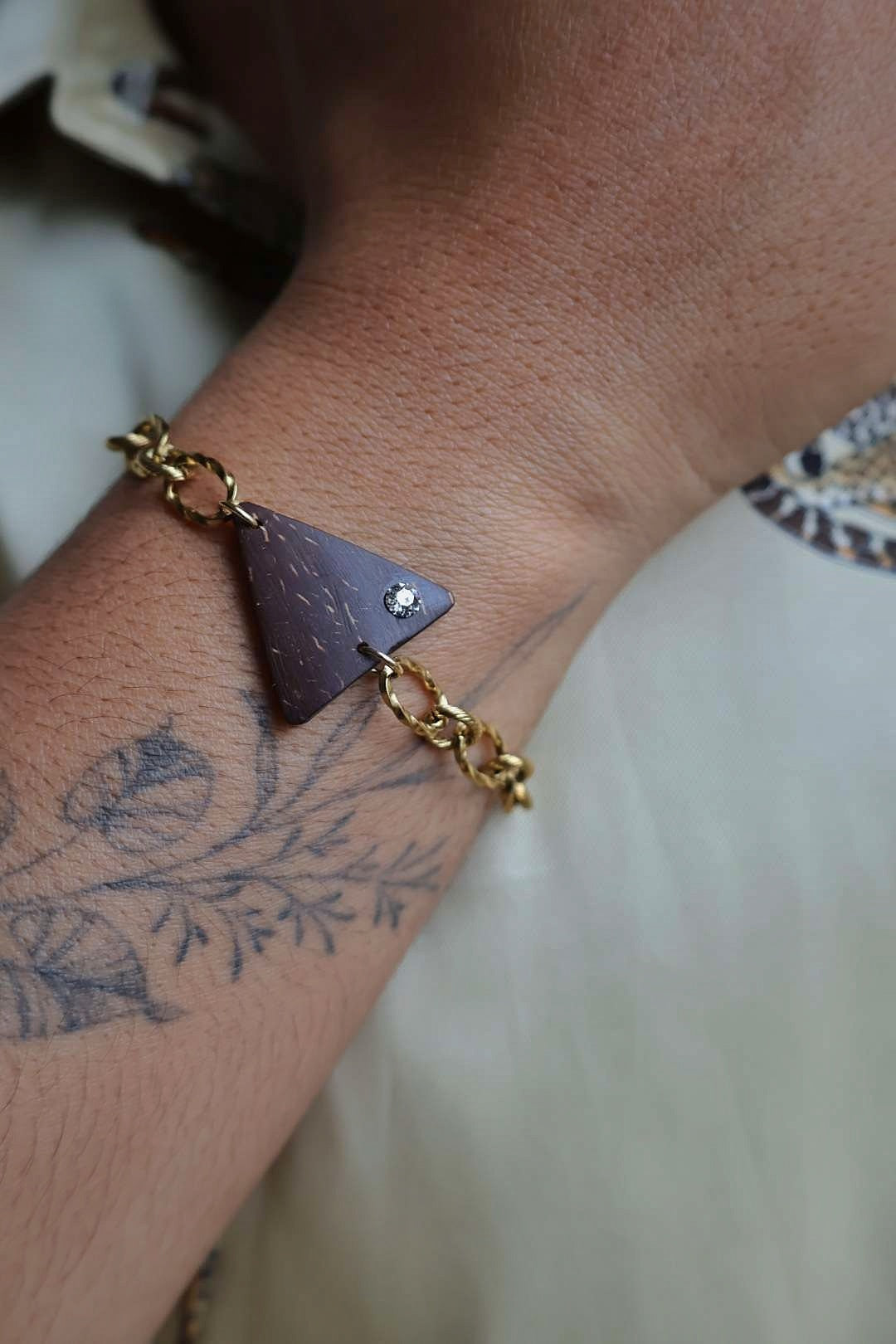 Bracelet HORIZON en noix de coco