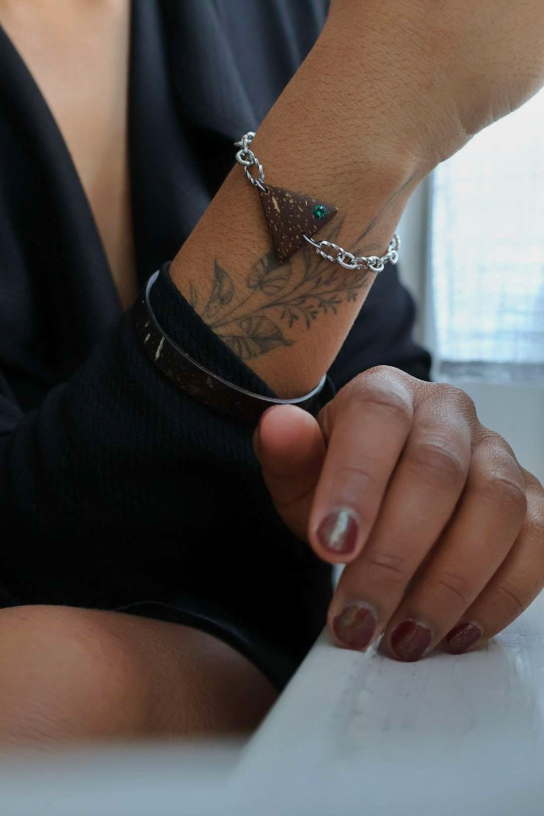 Bracelet HORIZON en noix de coco