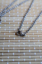 Collier en acier inoxydable et noix de coco - NAVAJO