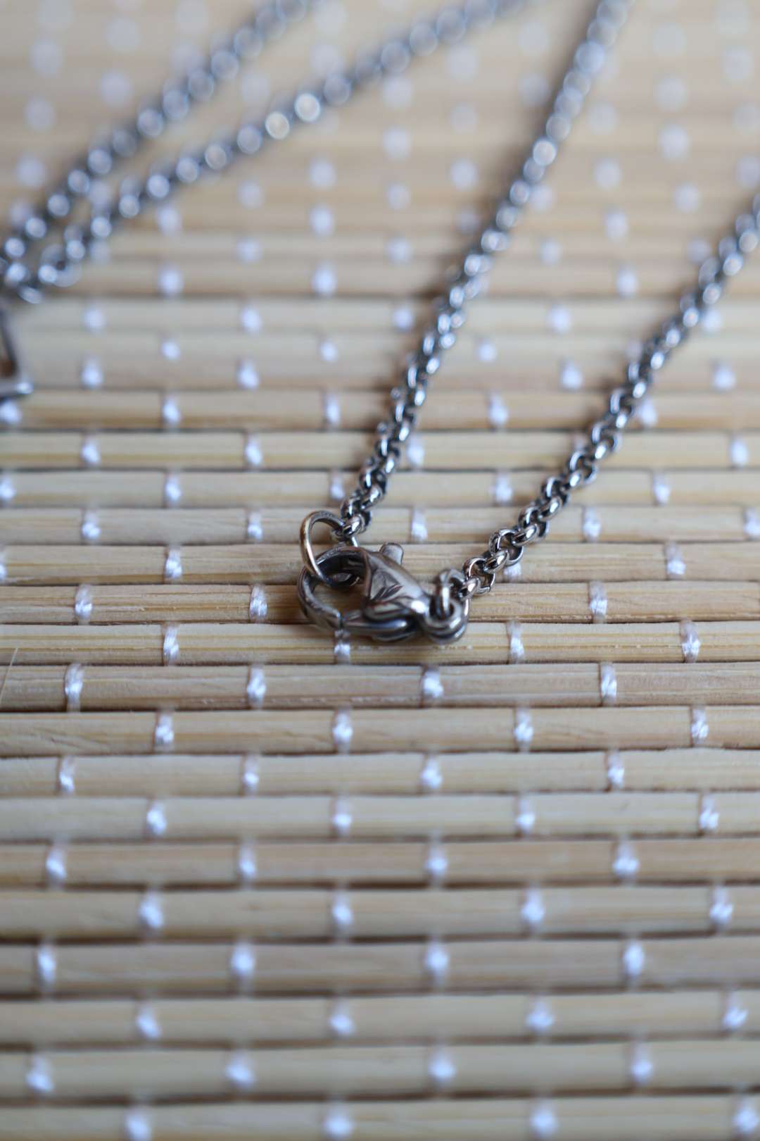 Collier en acier inoxydable et noix de coco - NAVAJO