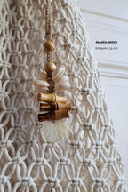 Suspensions décoratives en jute