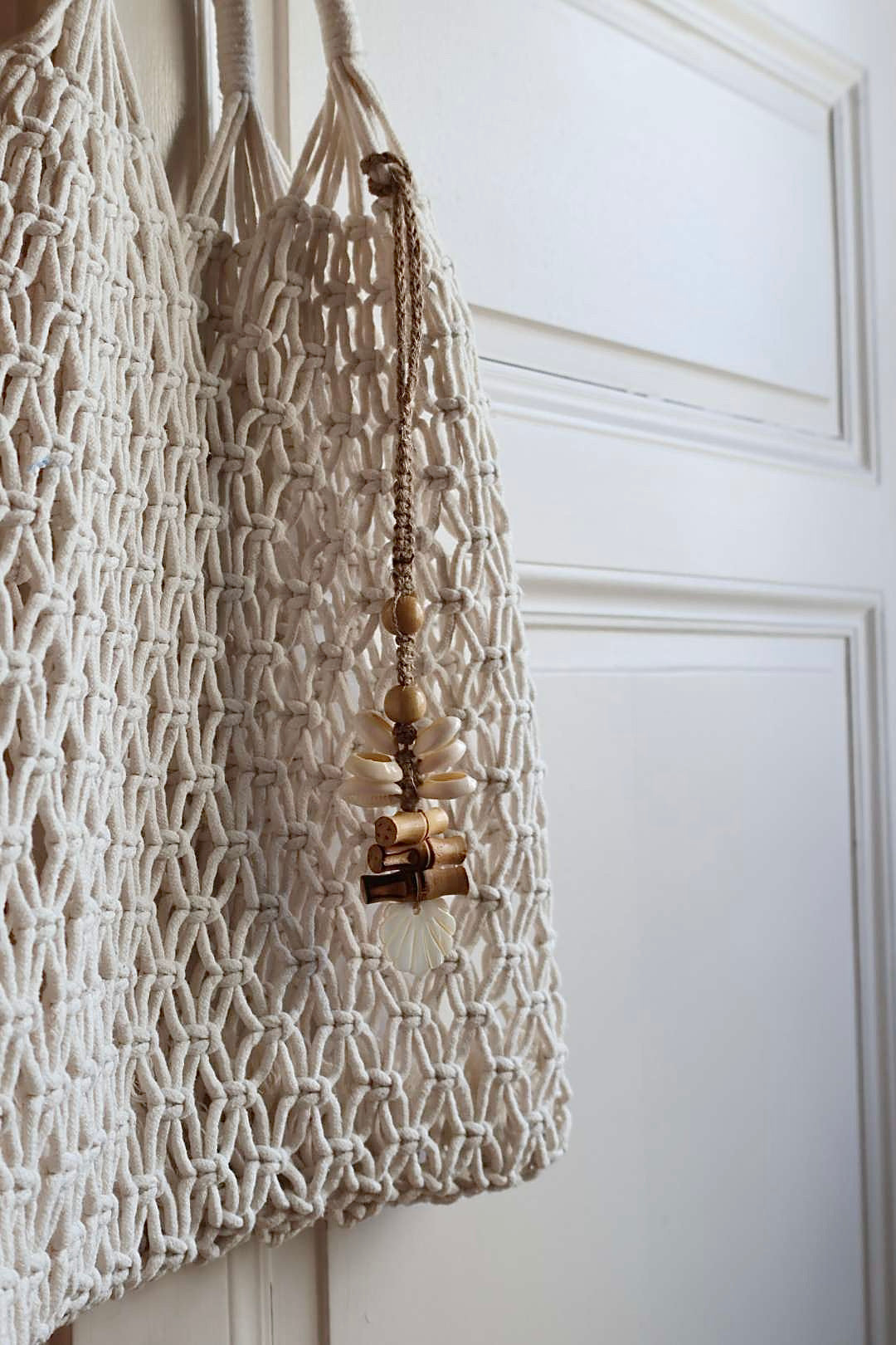 Suspensions décoratives en jute