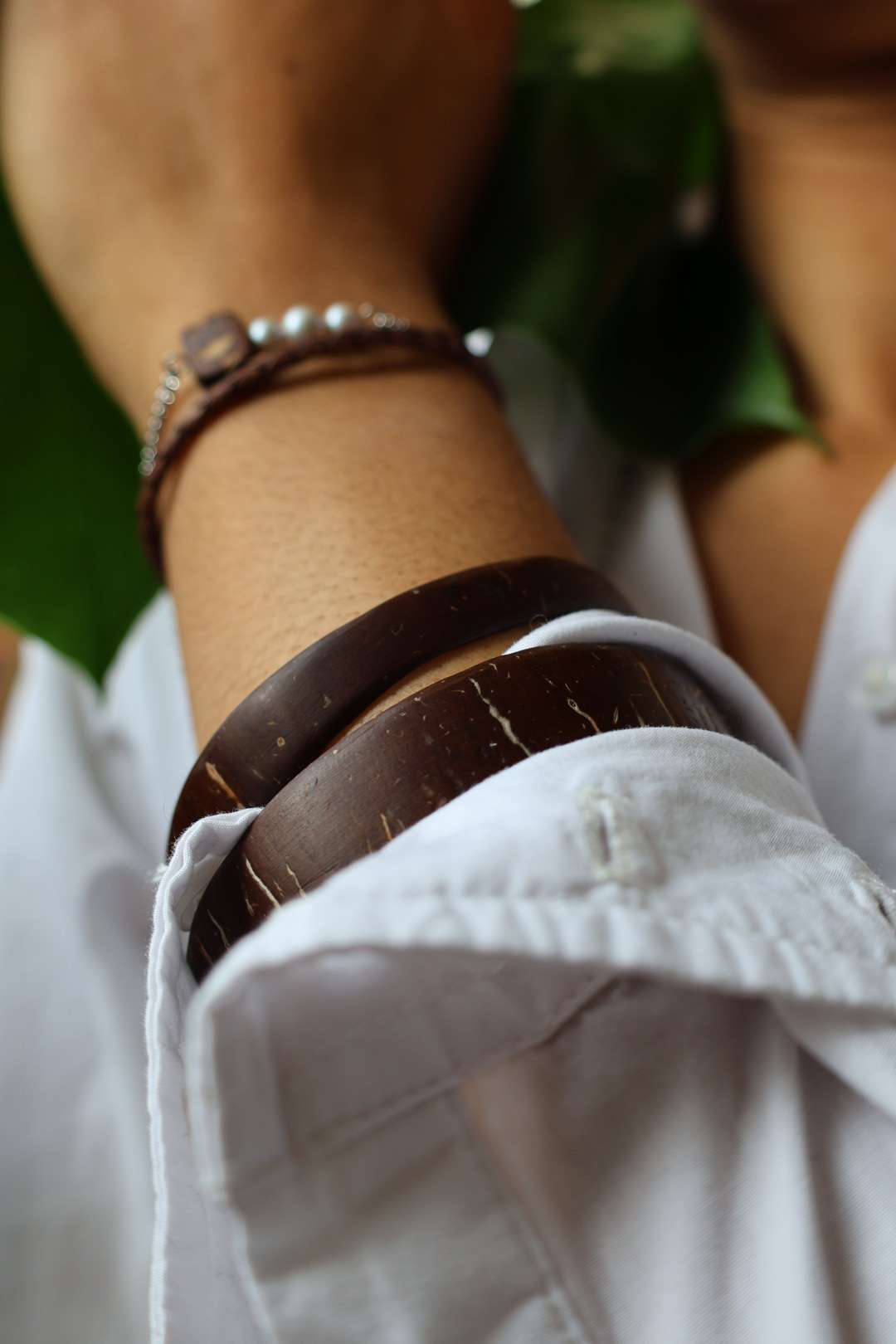 Bracelet jonc noix de coco - BOISDECOCO