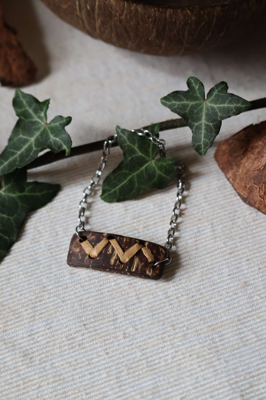 Bracelet mixte en noix de coco - PALMAE