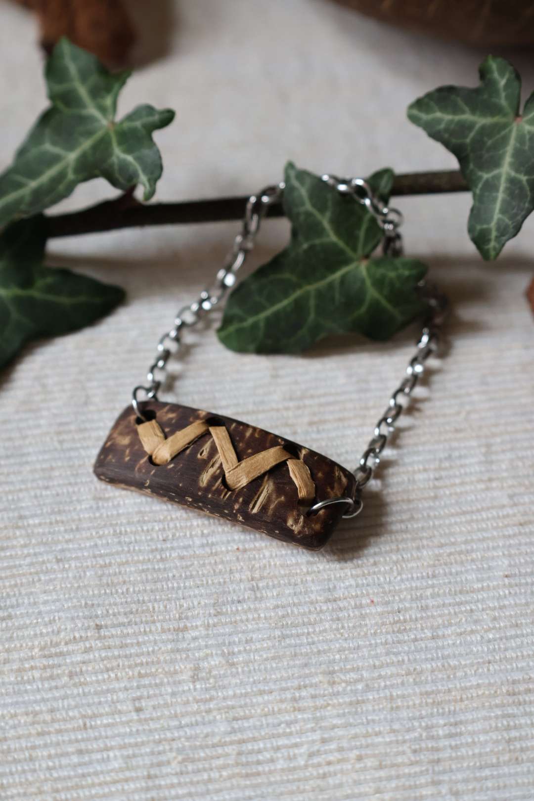 Bracelet mixte en noix de coco - PALMAE