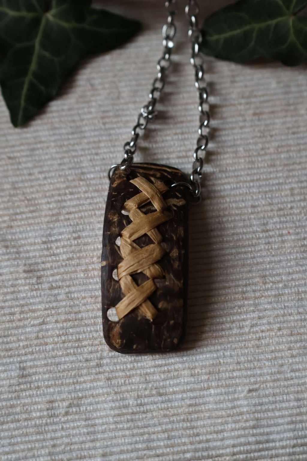 Collier mixte en noix de coco - PALMAE
