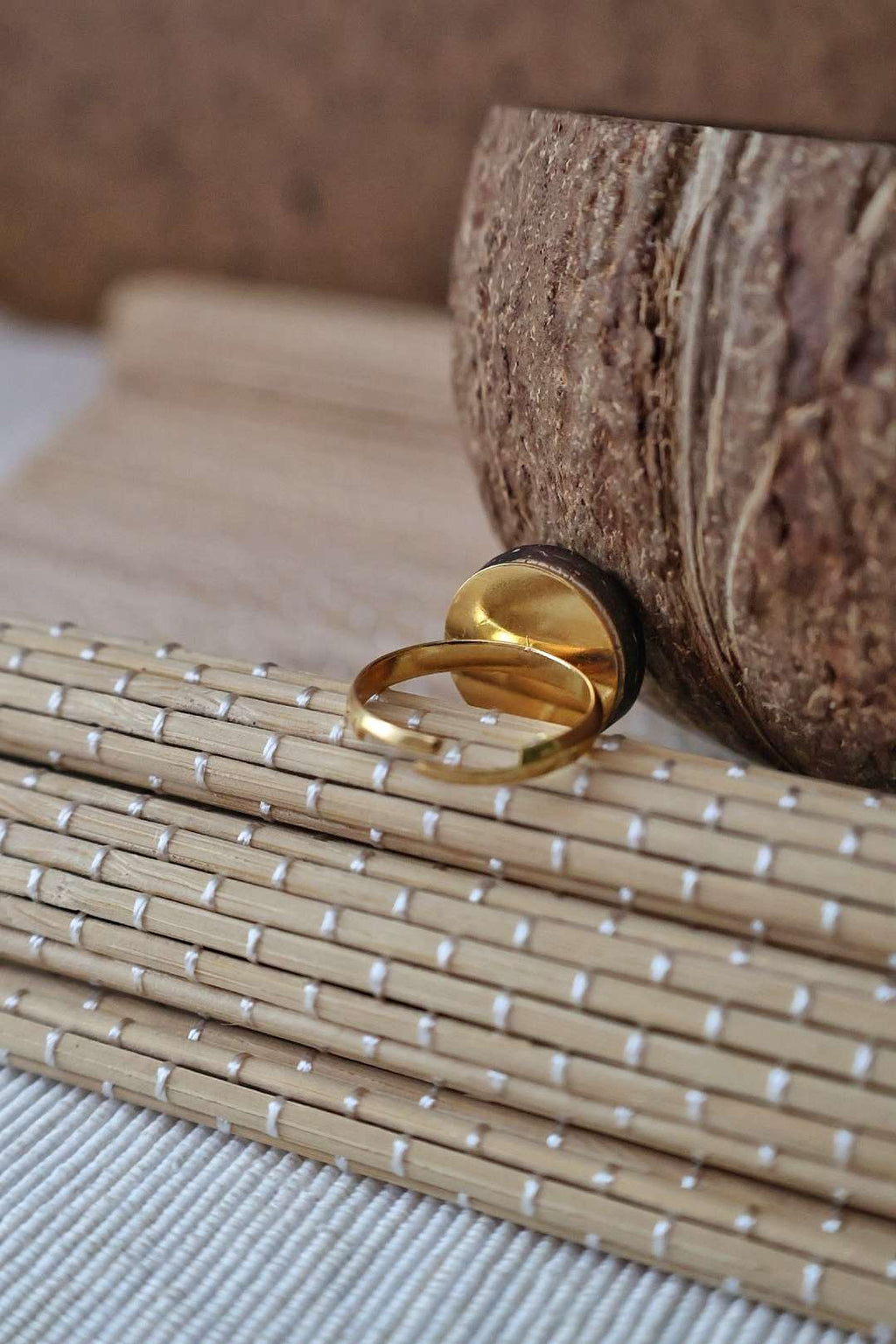 Bague doré COCO