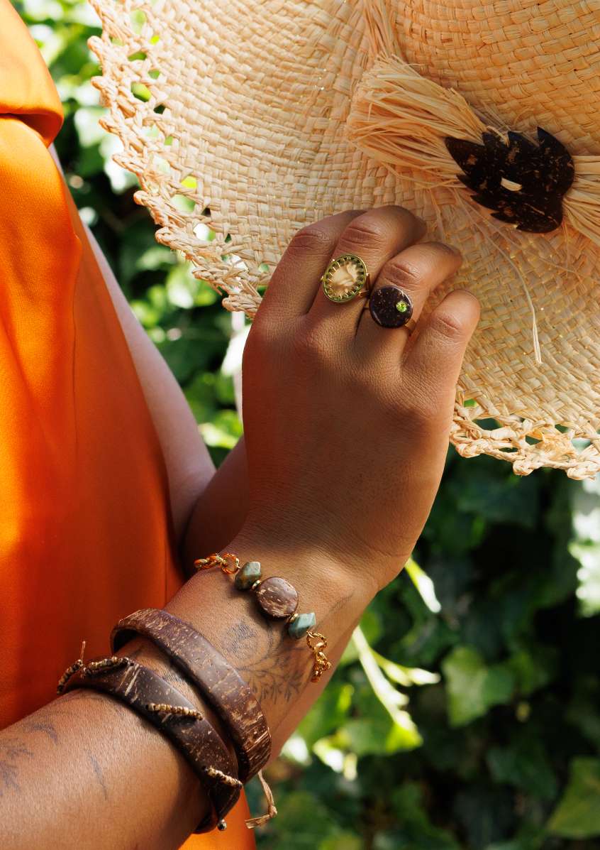 Bague doré RÂ