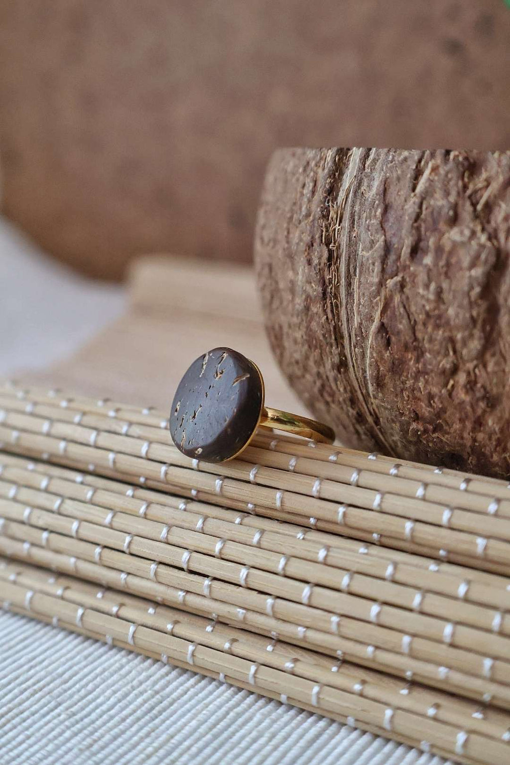 Bague doré COCO